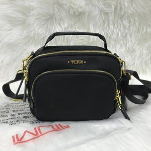 NWT Tumi Corssbody bag Voyageur Tory Black